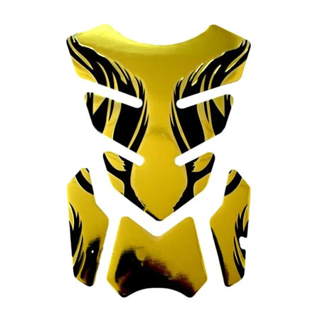   1pc Motorcycle Tankpad Sticker Fishbone 3D