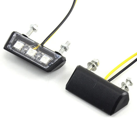   1Pcs 12V Motorcycle License Plate LED Light