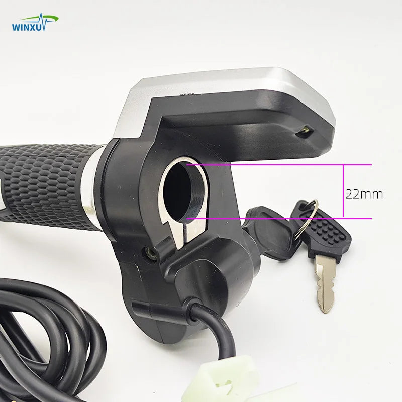   24V 36V 48V LCD Speed Mileage Display & 3-Speed Throttle