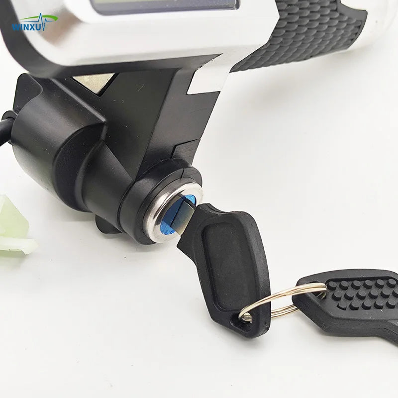   24V 36V 48V LCD Speed Mileage Display & 3-Speed Throttle