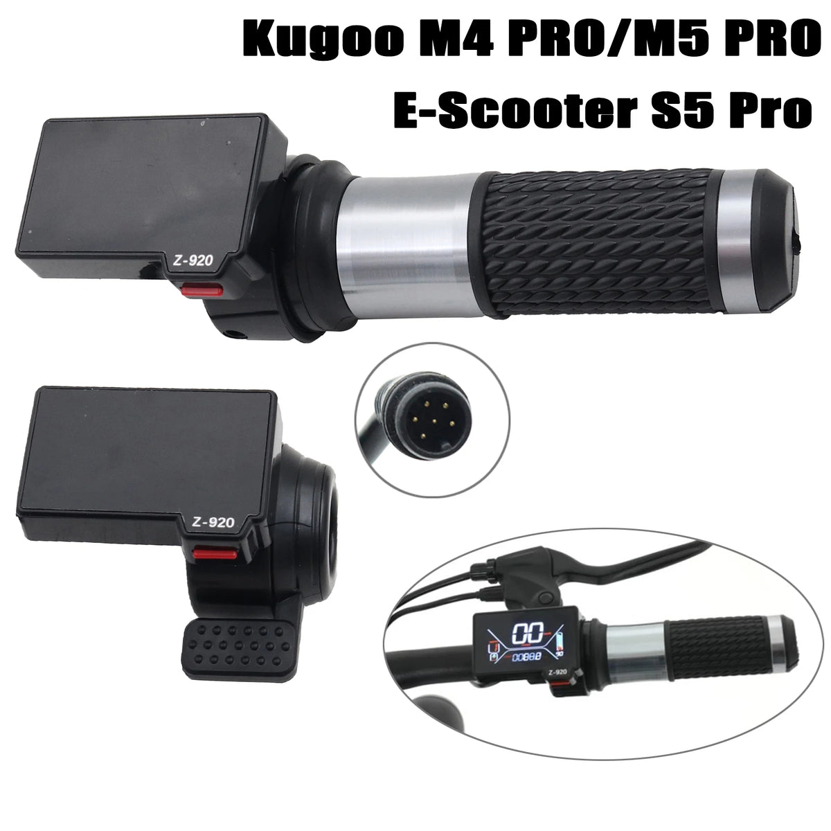   Electric Scooter 36V-48V Z-920 LCD Rotary Accelerator