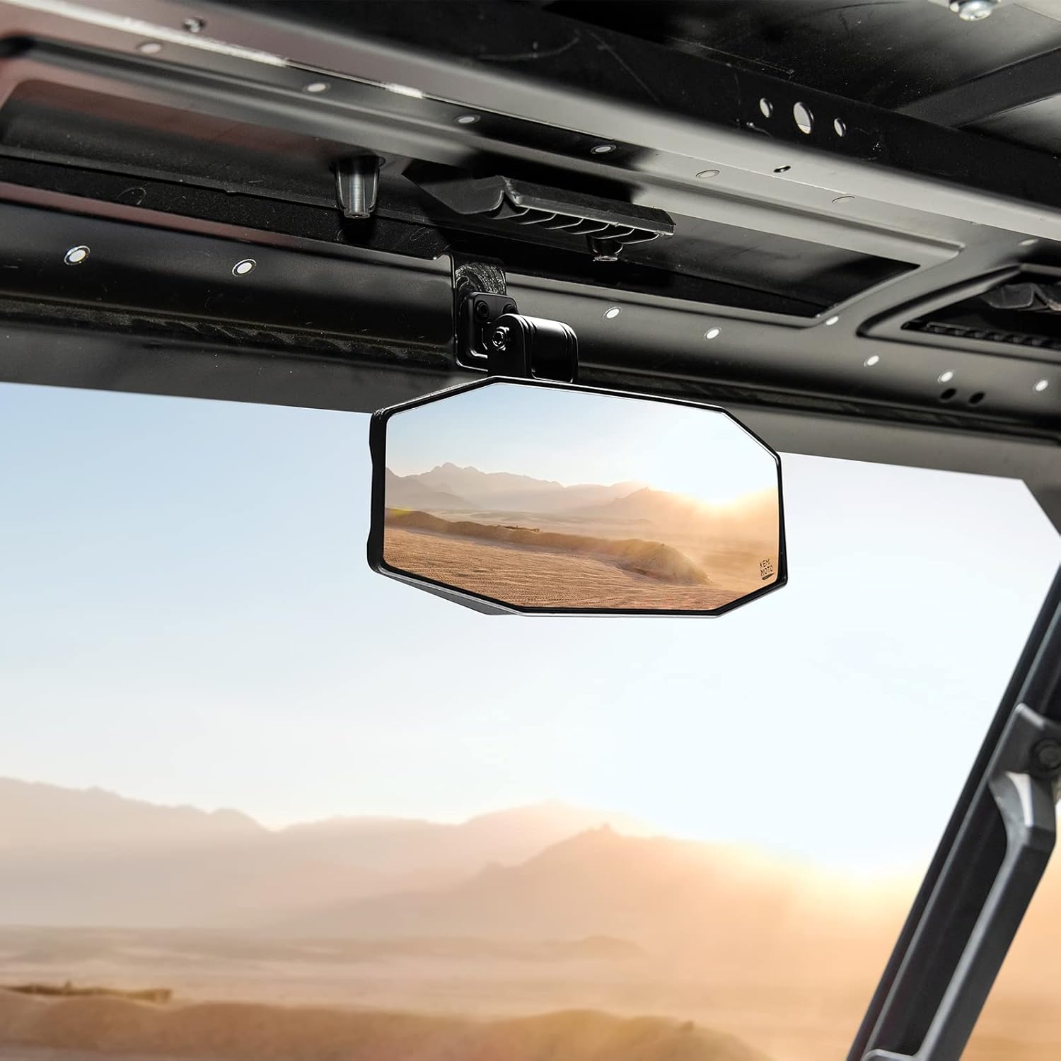 tool free adjustable rear view mirror