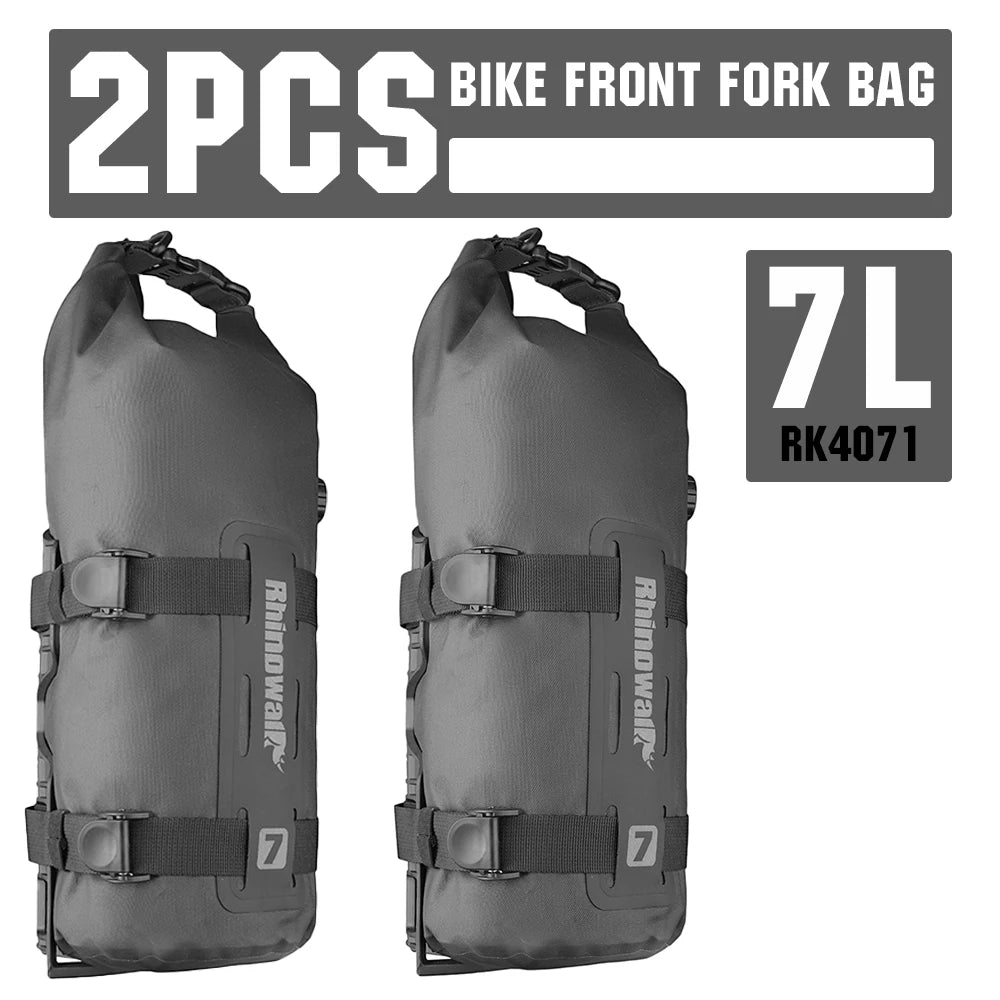   Rhinowalk Bike Front Fork Bag - Waterproof 4L/7L