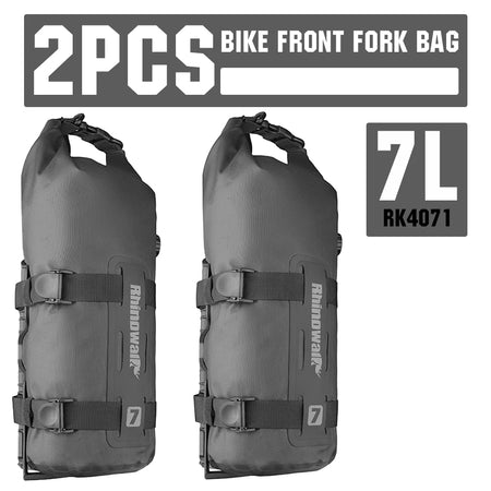   Rhinowalk Bike Front Fork Bag - Waterproof 4L/7L