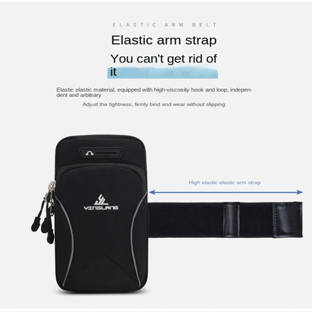   Sports Phone Arm Bag - Waterproof Fitness Arm Pouch