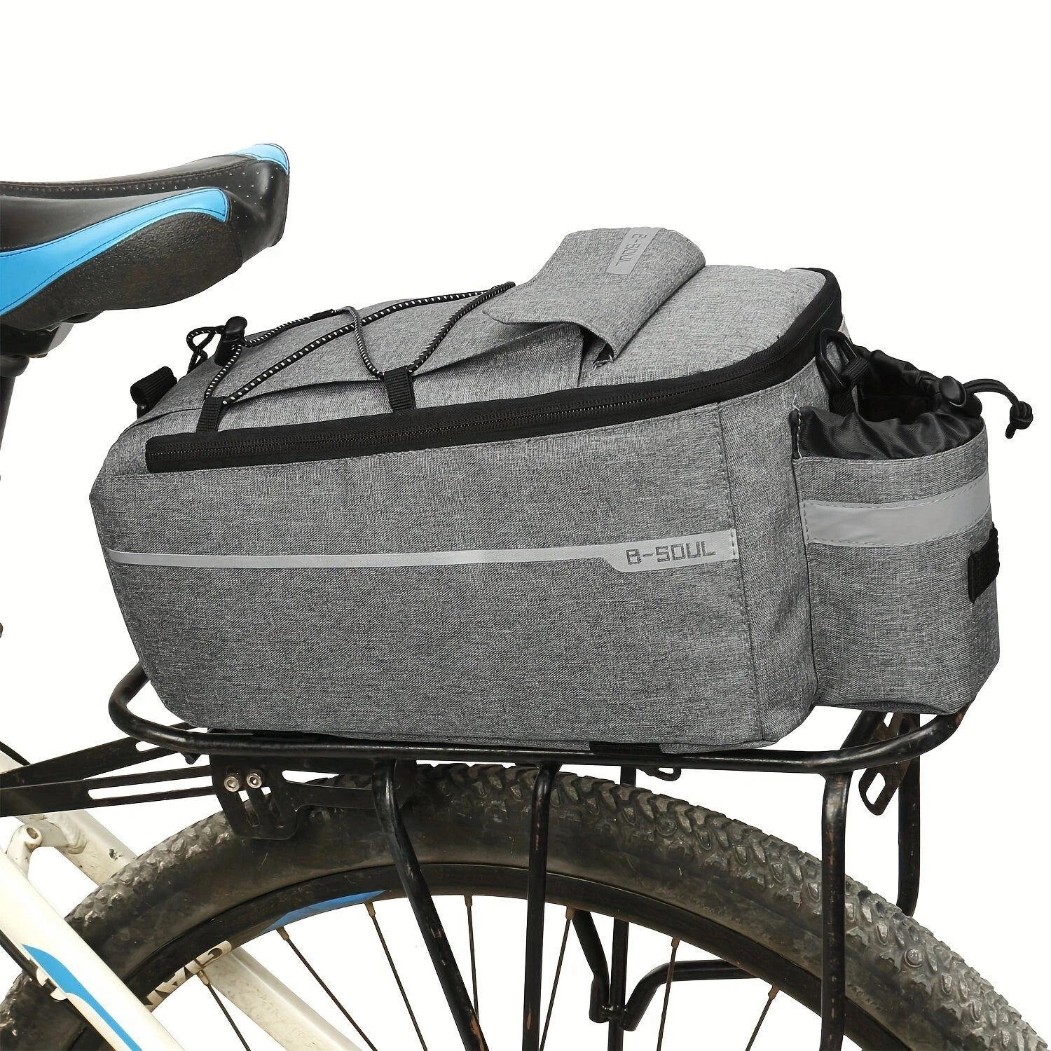   B-SOUL Mountain Bike Rear Camel Bag