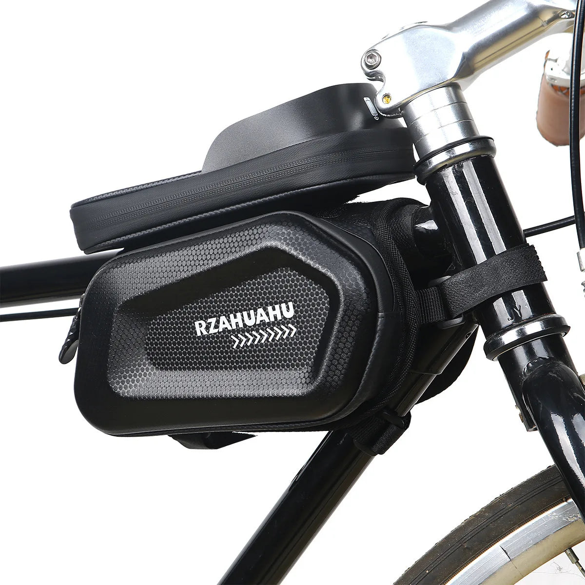   Waterproof Reflective Large Capacity Phone Hard Case Bicycle Bag