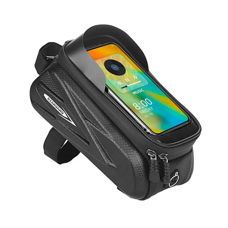   Waterproof Reflective Large Capacity Phone Hard Case Bicycle Bag