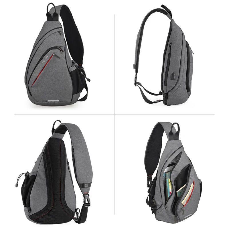   Mixi Men One Shoulder Backpack