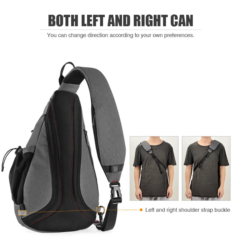   Mixi Men One Shoulder Backpack