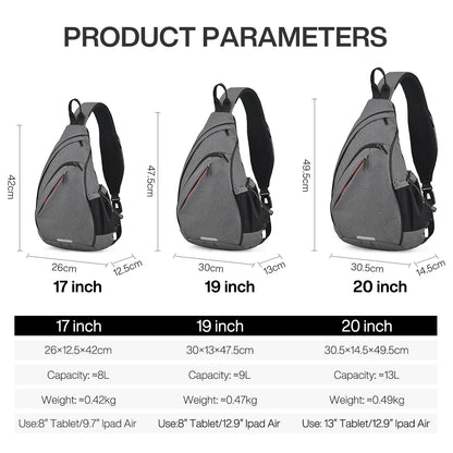   Mixi Men One Shoulder Backpack