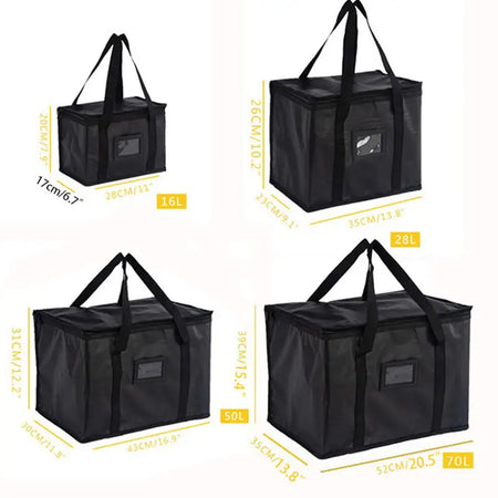   Portable Large Food Delivery Insulated Bags