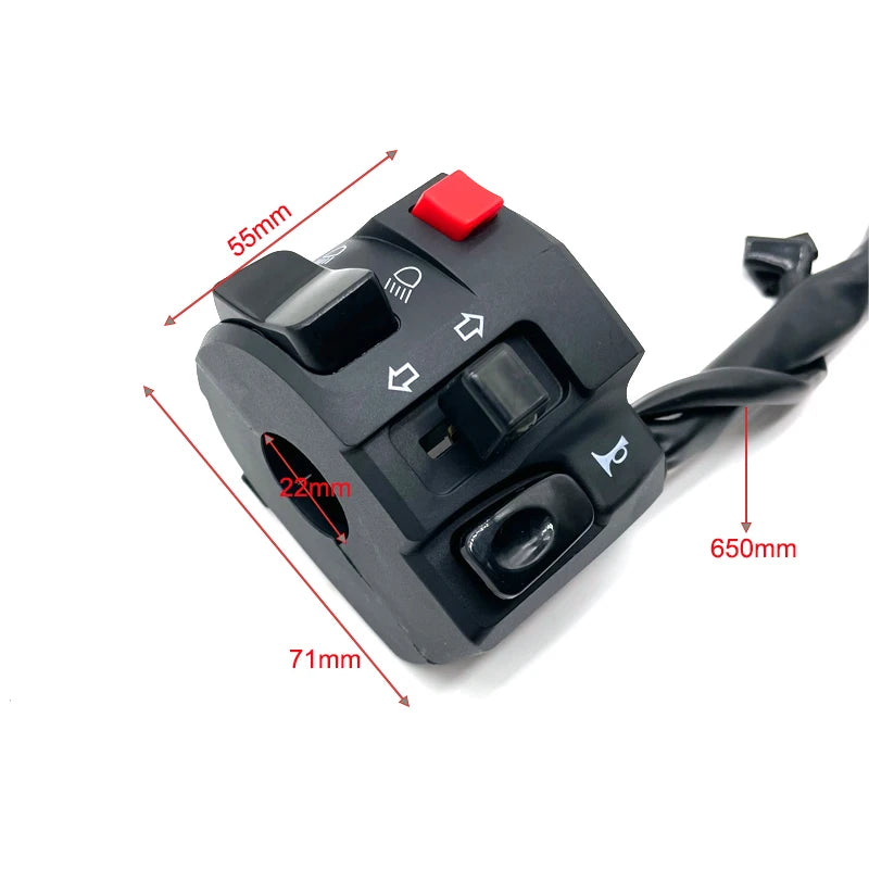 universal bike handlebar controller switch