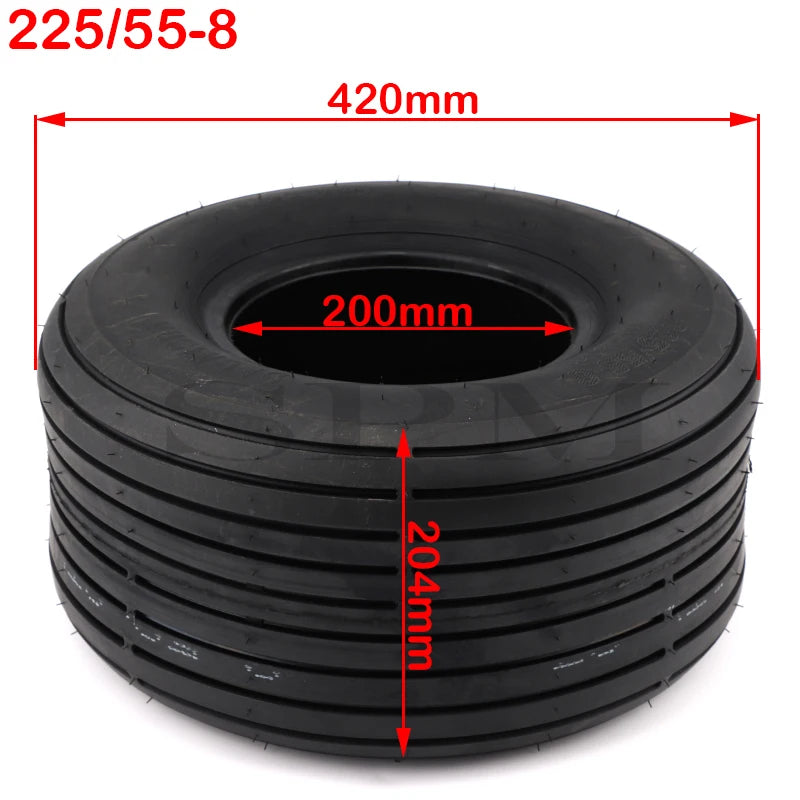6PR Tubeless Vacuum Tires for Electric Scooters & Harley–Style Bikes – 15x6.00‑6, 225/55‑8 (18x9.50‑8), 225/40‑10 Sizes 55-8 China