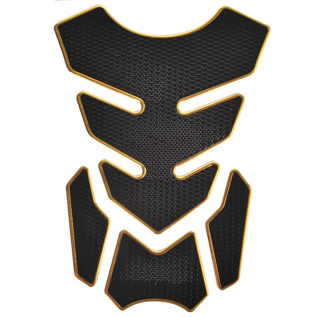 versatile tank pad for multiple bike models