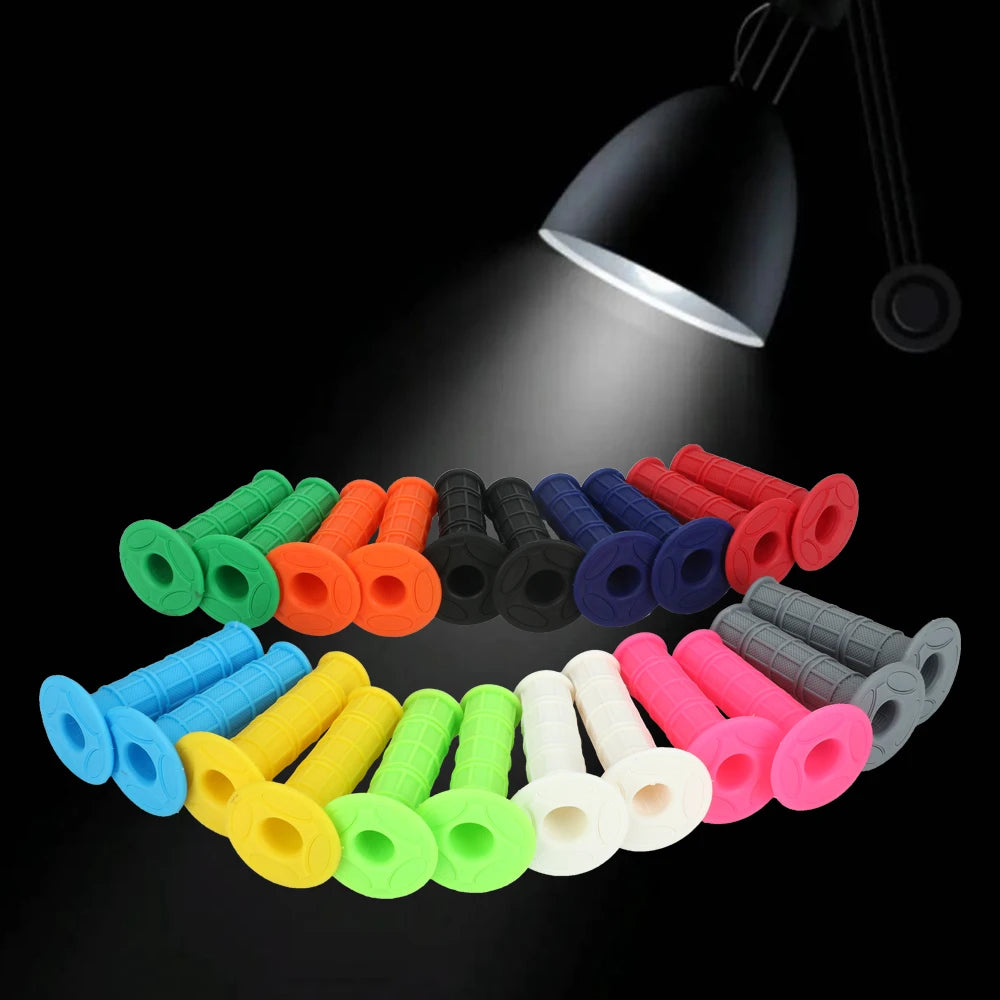 waffle design motorcycle handle grips