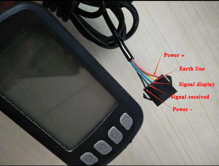 waterproof electric scooter dashboard display