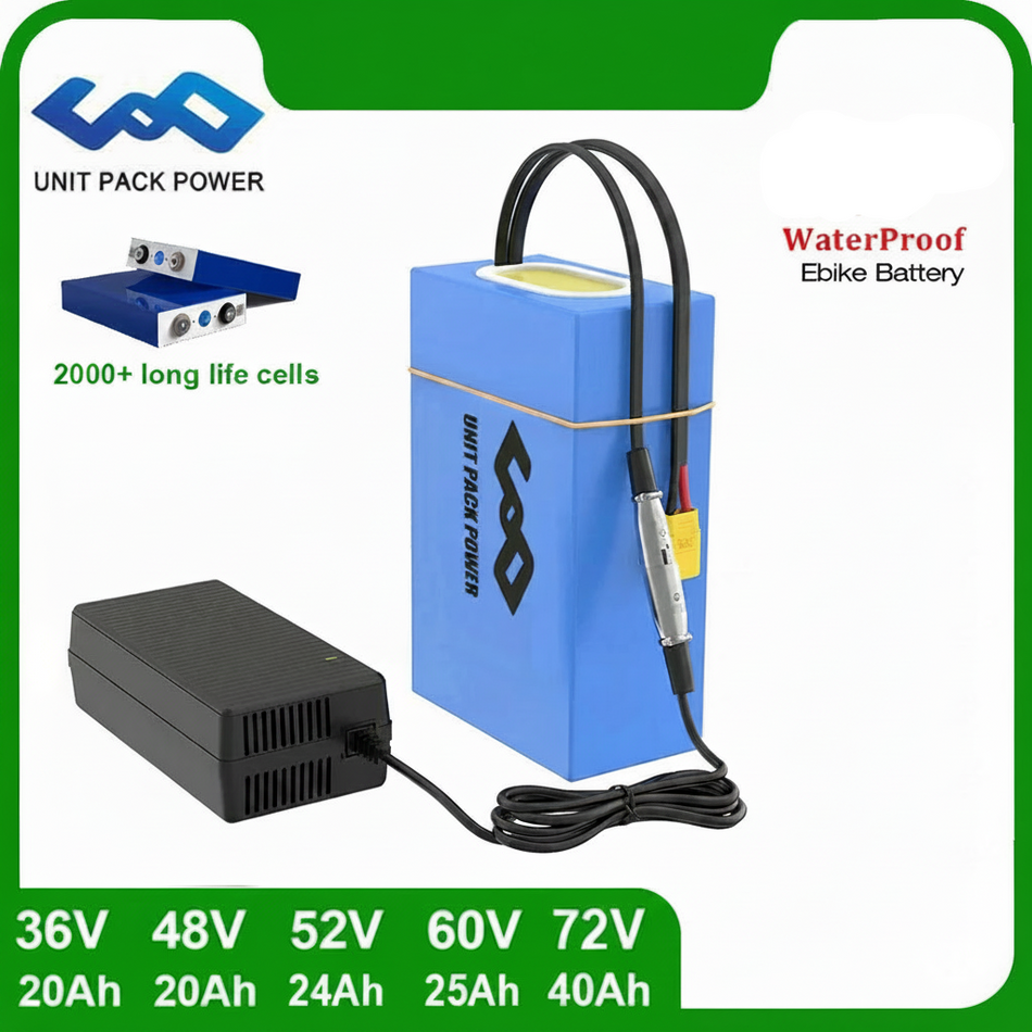waterproof lithium battery pack for e-bike and e-scooter