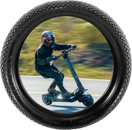 wear resistant rubber vacuum tires for dual motor scooters