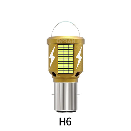 white 6000K LED bike bulb