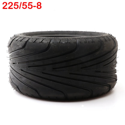 6PR Tubeless Vacuum Tires for Electric Scooters & Harley–Style Bikes – 15x6.00‑6, 225/55‑8 (18x9.50‑8), 225/40‑10 Sizes 55-8 (different pattern) China